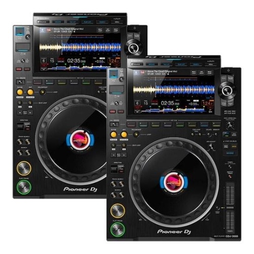 Pioneer DJ CDJ 3000 Pair + DJM-A9 DJ Controller Mixer 100V NEW